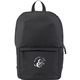 aerial view a black greenway recycled 15 laptop backpack, image 1 of 4