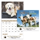 aerial view a group of baby farm animals - stapled calendar, image 1 of 44