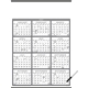 aerial view a group of black white span - a - year laminated w / marker calendar, image 2 of 5