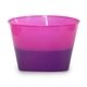 aerial view a pink to purple color changing 18 oz mood bowl, image 1 of 2