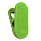 aerial view a lime green magnetic bottle opener / bag clip, full color digital, image 1 of 3