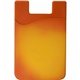 aerial view a orange to yellow mood changing phone wallet, image 1 of 2