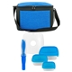 aerial view a blue ridge chilled portion control and cutlery set, image 1 of 2