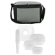 aerial view a gray ridge chilled portion control and cutlery set, image 1 of 2