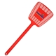 aerial view a red microhalt(tm) mega fly swatter, full color digital, image 1 of 2
