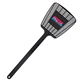 aerial view a black microhalt(tm) mega fly swatter, full color digital, image 1 of 2
