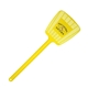 a yellow microhalt(tm) mega fly swatter, full color digital