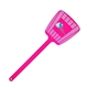 a neon pink microhalt(tm) mega fly swatter, full color digital