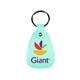 a nite glow microhalt(tm) western saddle key tag, full color digital