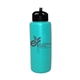 aerial view a group of 32 oz grip bottle with straw cap lid, image 4 of 10