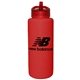 aerial view a group of 32 oz grip bottle with straw cap lid, image 8 of 10