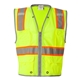 aerial view a lime kishigo - premium brilliant series(r) heavy - duty class 2 vest - colors, image 1 of 4