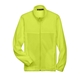 aerial view a safety yellow harriton - youth full - zip fleece - all, image 1 of 5