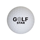aerial view a white golf ball shape stress reliever, image 1 of 2