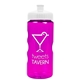 a translucent fuchsia bottle & white lid garyline(r) mini mountain 22 oz tritan(tm) sports bottle with pushpull lid