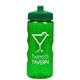 a translucent green bottle & green lid garyline(r) mini mountain 22 oz tritan(tm) sports bottle with pushpull lid