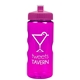 a translucent fuchsia bottle & hot pink lid garyline(r) mini mountain 22 oz tritan(tm) sports bottle with pushpull lid