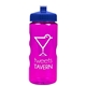 a translucent fuchsia bottle & royal blue lid garyline(r) mini mountain 22 oz tritan(tm) sports bottle with pushpull lid