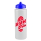 a white bottle & royal blue lid 32 oz the sports quart - v