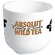 a white 5 oz plastic asian style tea cup