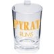 a clear 2 oz plastic sidecar hook shooter shot glass