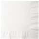 a white white 3- ply luncheon napkins, coin edge embossed
