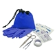aerial view a royal blue garyline(r) cinch tote - pet care kit, image 1 of 2