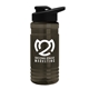 a smoke bottle & black lid groove tritan(r) bottle with drink - thru lid - 20 oz