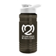 a smoke bottle & white lid groove tritan(r) bottle with drink - thru lid - 20 oz