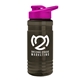 a smoke bottle & hot pink lid groove tritan(r) bottle with drink - thru lid - 20 oz
