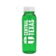 a translucent green bottle & white lid outdoorsman tritan(r) bottle with tethered lid - 24 oz
