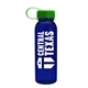 a translucent navy bottle & green lid outdoorsman tritan(r) bottle with tethered lid - 24 oz
