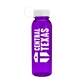 a translucent violet bottle & white lid outdoorsman tritan(r) bottle with tethered lid - 24 oz