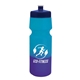 aerial view a navy blue lid & blue/violet bottle 24 oz cool color changing sports bottle, image 1 of 2