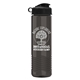 a black lid & smoke bottle garyline(r) wave tritan(r) bottle with flip lid - 24 oz