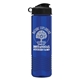 a black lid & translucent blue bottle garyline(r) wave tritan(r) bottle with flip lid - 24 oz