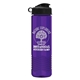a black lid & translucent violet bottle garyline(r) wave tritan(r) bottle with flip lid - 24 oz