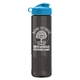 a cyan lid & smoke bottle garyline(r) wave tritan(r) bottle with flip lid - 24 oz