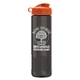 a orange lid & smoke bottle garyline(r) wave tritan(r) bottle with flip lid - 24 oz