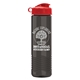 a red lid & smoke bottle garyline(r) wave tritan(r) bottle with flip lid - 24 oz