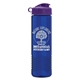 a violet lid & translucent blue bottle garyline(r) wave tritan(r) bottle with flip lid - 24 oz