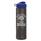 a reflex blue lid & smoke bottle garyline(r) wave tritan(r) bottle with flip lid - 24 oz