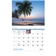 aerial view a group of beach paradise calendars - stapled, image 3 of 19