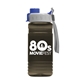 a gray/blue lid & smoke bottle groove tritan(r) bottle with quick - snap lid - 20 oz