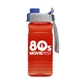 a gray/blue lid & translucent red bottle groove tritan(r) bottle with quick - snap lid - 20 oz