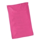 aerial view a hot pink microfiber rally towel, image 1 of 2