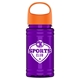 a orange lid & translucent violet bottle garyline(r) upcycle mini - 16 oz rpet bottle with oval crest lid