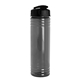 aerial view a smoke bottle & black lid slim fit bottle with flip - top lid - 24 oz, image 1 of 2