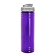 aerial view a translucent violet bottle & frost lid slim fit bottle with flip - top lid - 24 oz, image 1 of 2