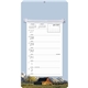 aerial view a rural full - color weekly memo calendar, image 1 of 2
